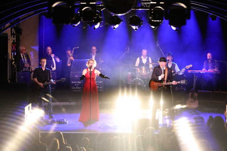 City Blues Connection im Rockhouse Salzburg mit starken Lichtakzenten – Vorschau für Konzertfotografie Salzburg.