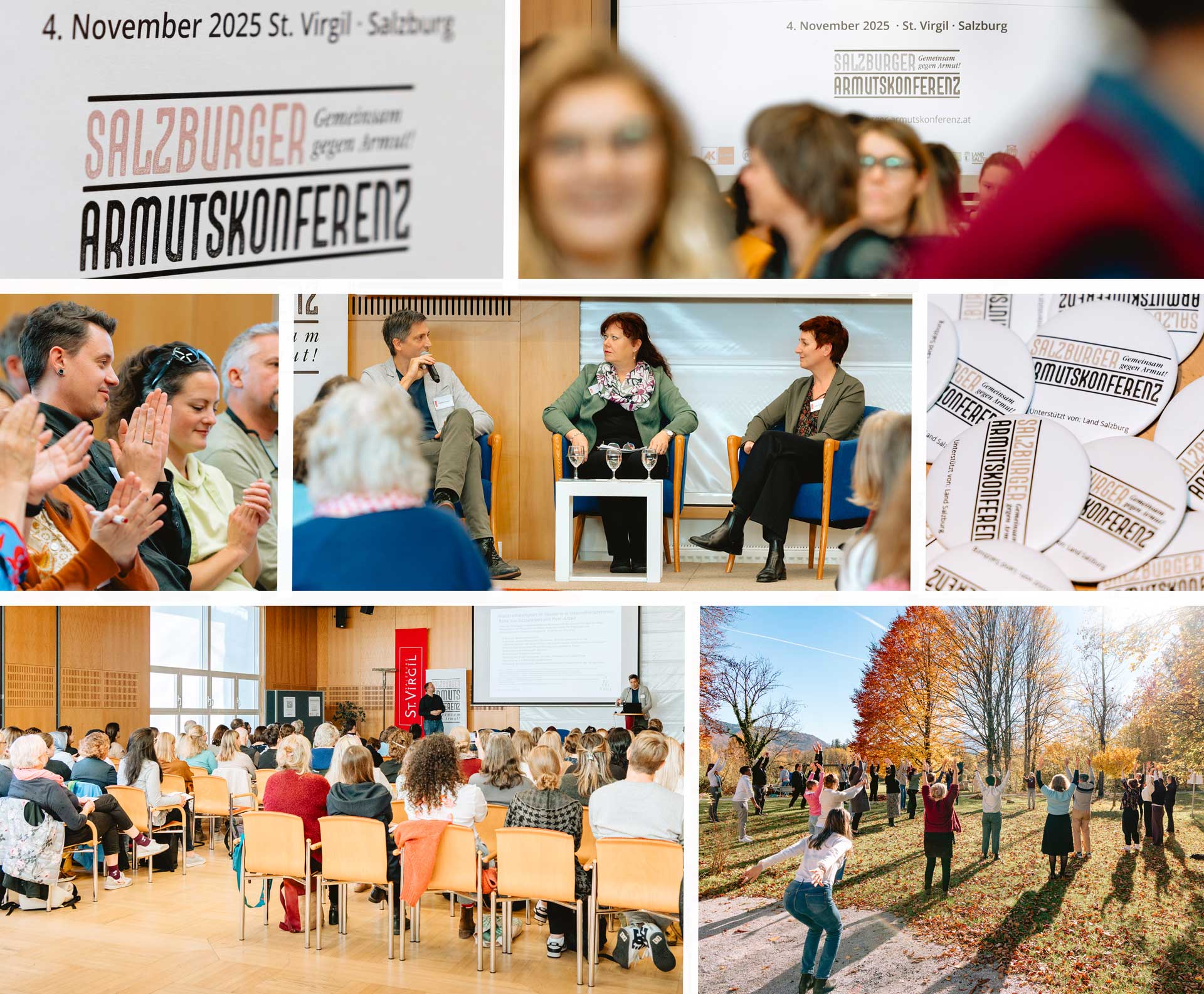 Regionale Salzburger Armutskonferenz 2025 – Fotodokumentation von Yenney Photography in St. Virgil, Salzburg