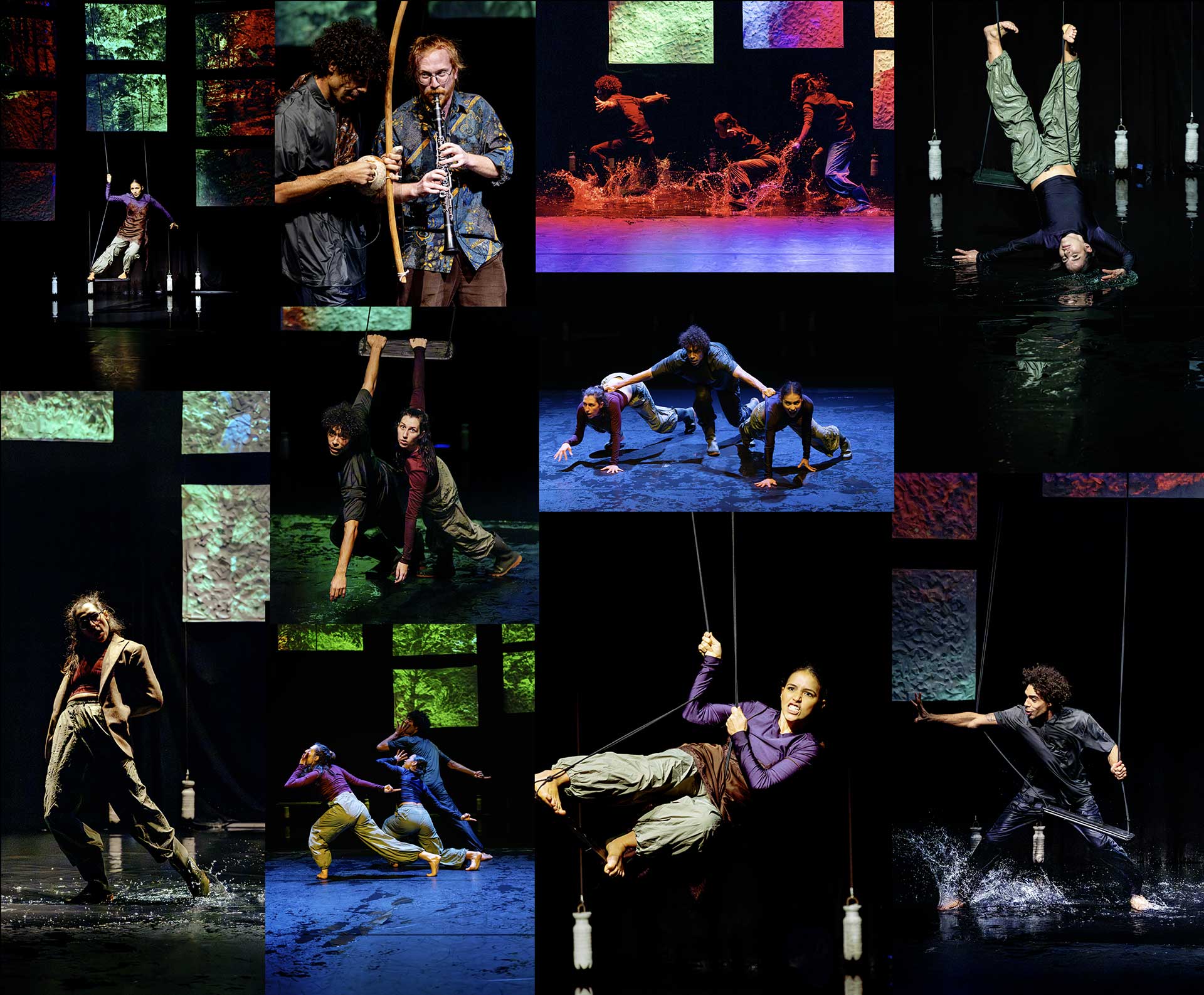 Tanzfotografie Salzburg – Collage aus der Performance MENGELE ZOO